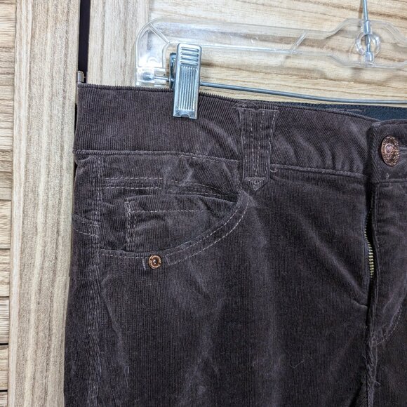 Democracy Brown Corduroy Pants "AB" Solution Size 8P - Picture 4 of 12